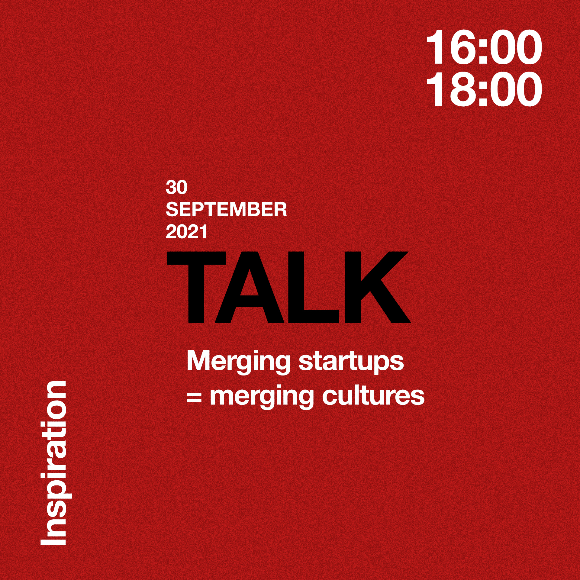 Talk: Merging two startups